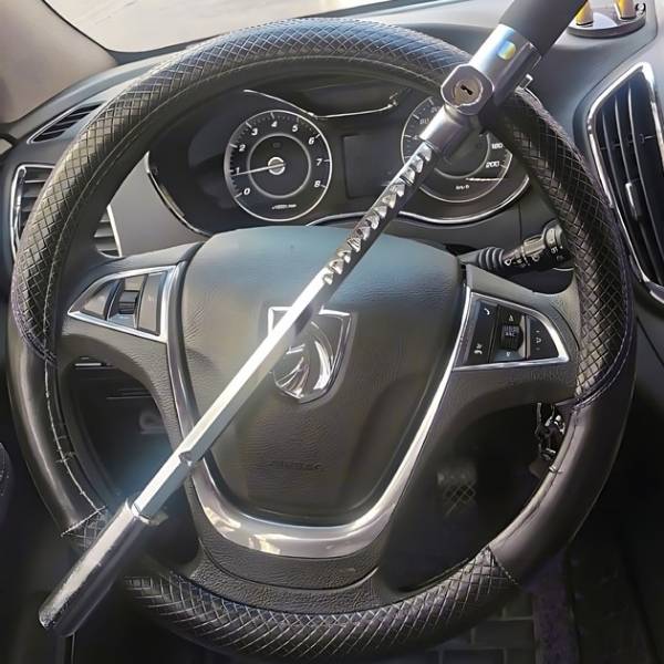 Canne Antivol Voiture bloque volant SteerLock