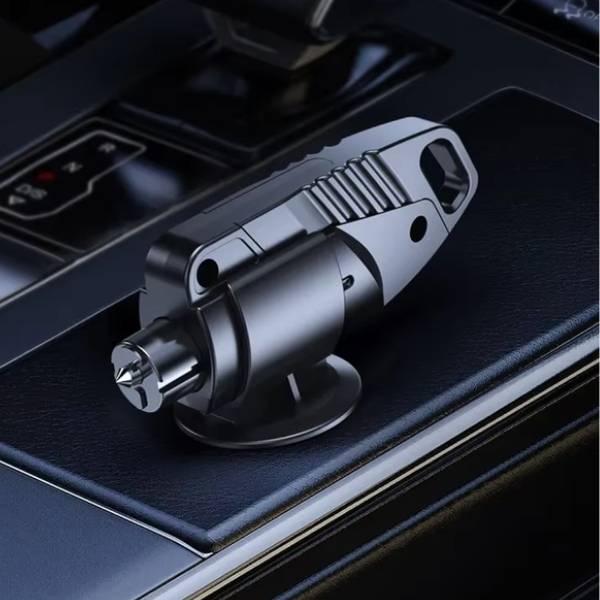 Coupe ceinture et brise vitre noir RescueClip