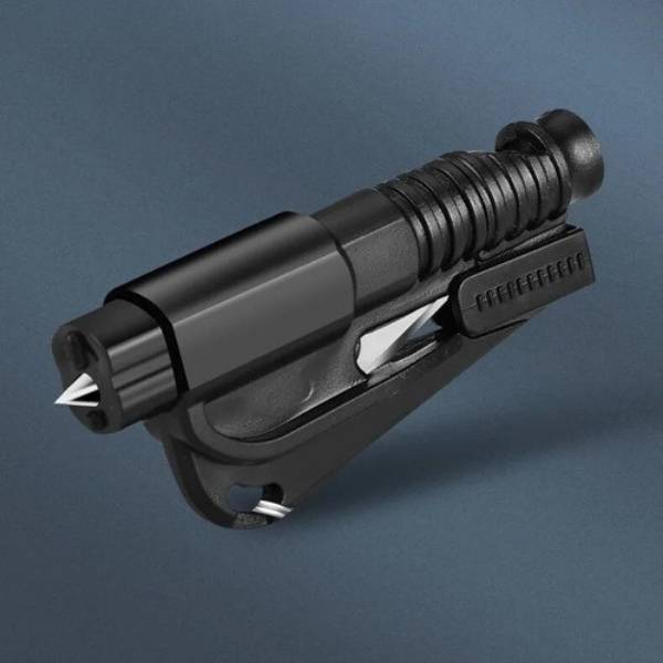 Couteau brise vitre noir CrashCutter