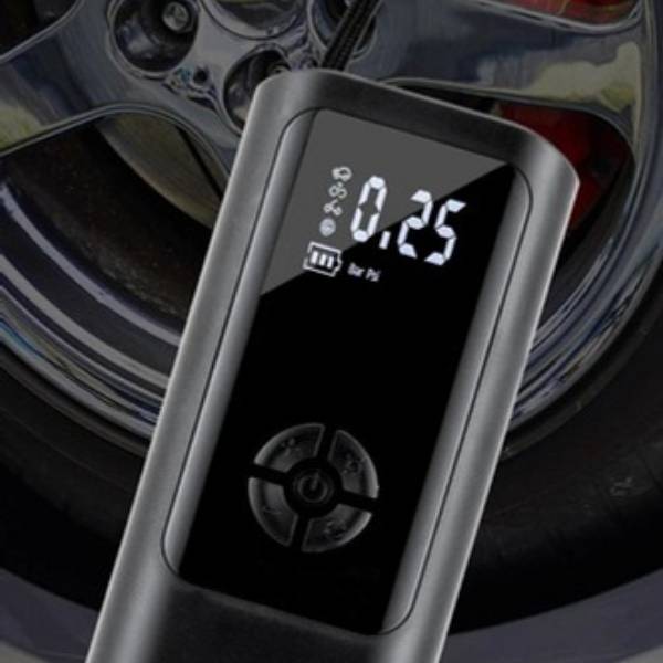 Gonfleur pneu voiture noir Pressurize