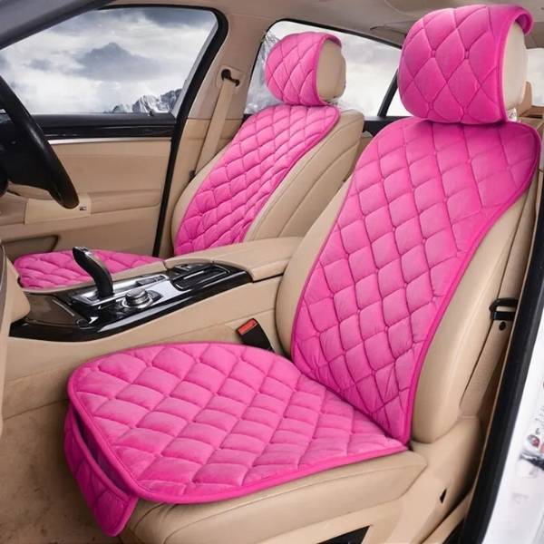 Housse siege auto avant rose Coverly