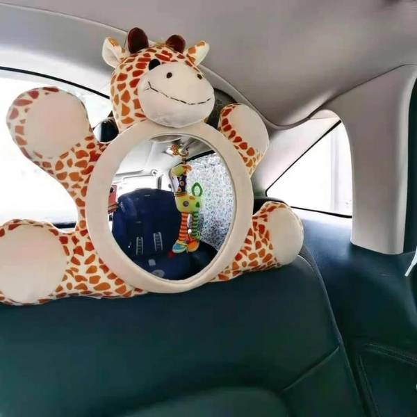 Miroir voiture bébé mignon Girafou