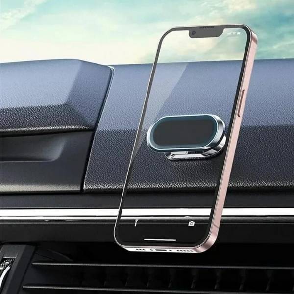 Support magnetique telephone voiture aluminium IronLink