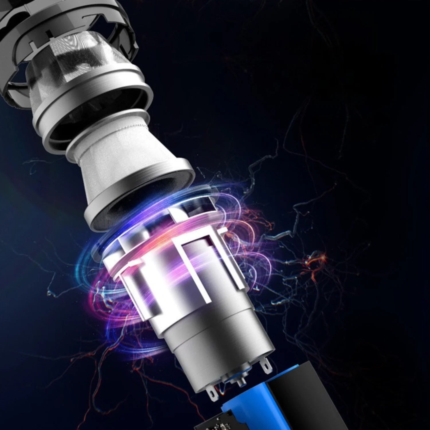 aspirateur de voiture sans fil puissance 6200 pa ZapLite