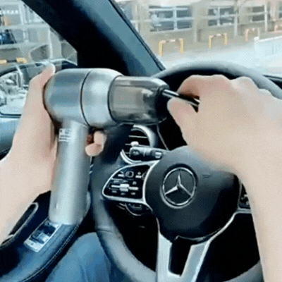 aspirateur pour voiture sans fil Breezeo gif