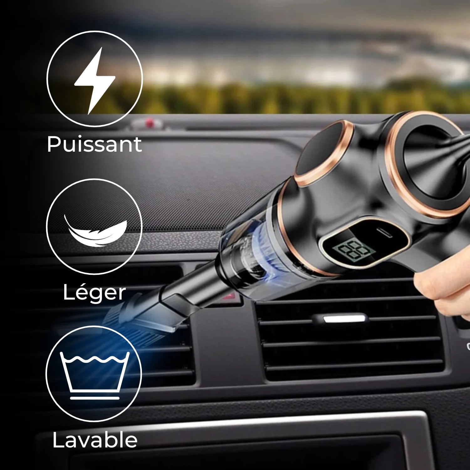 aspirateur souffleur voiture ergonomique VacMaster