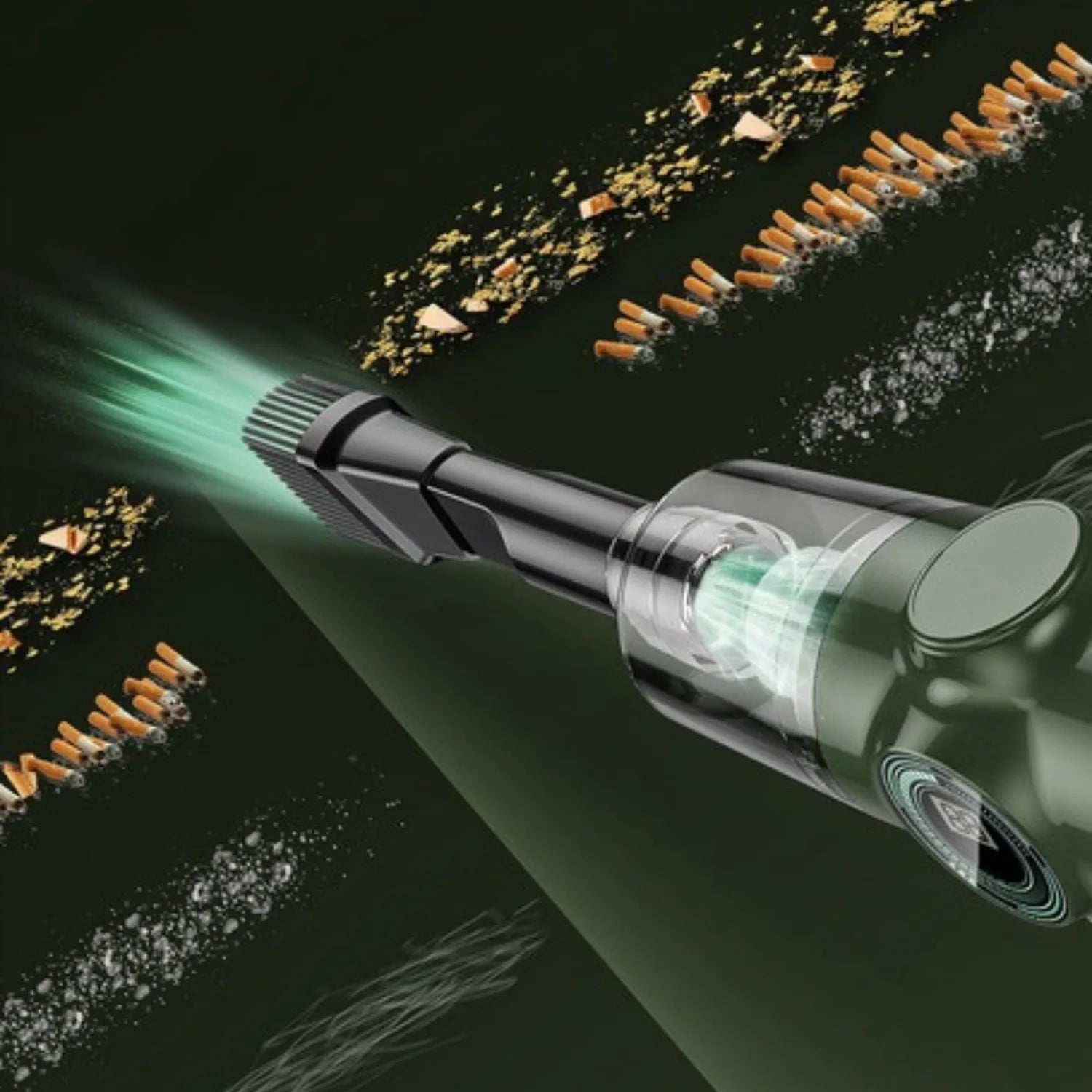 aspirateur voiture sans fil filtration poussière Whirly