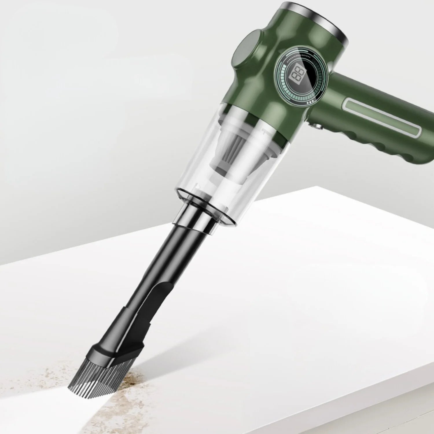 aspirateur voiture sans fil vert Whirly