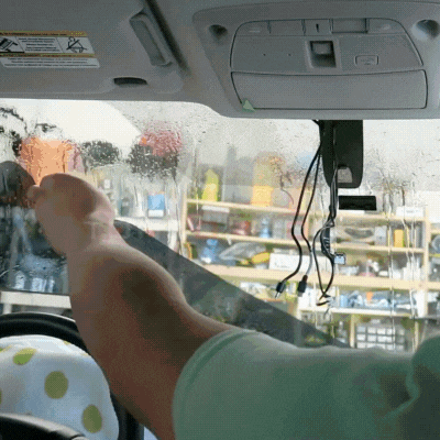 bande pare soleil voiture SunBand gif