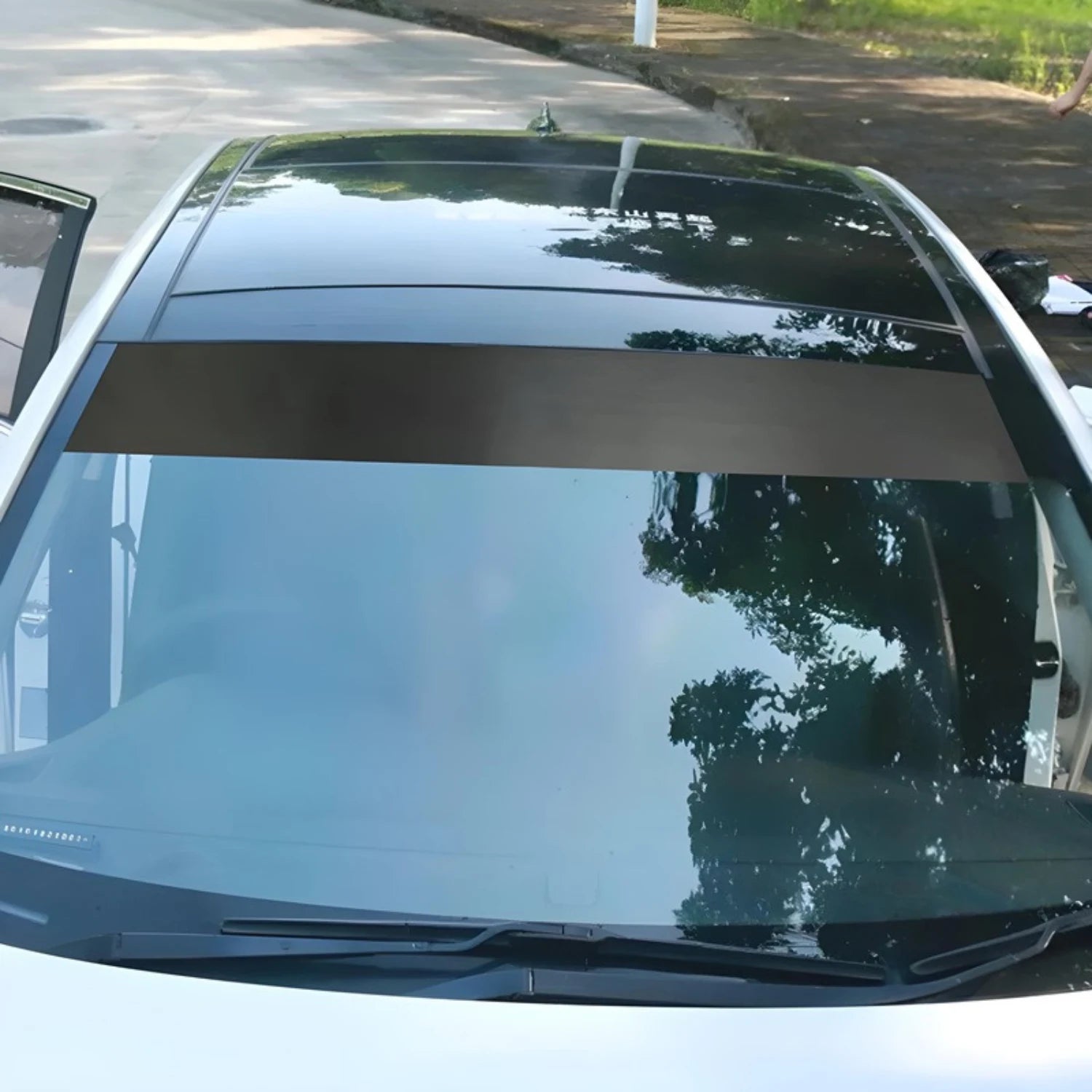 bande pare soleil voiture facile a installer SunBand