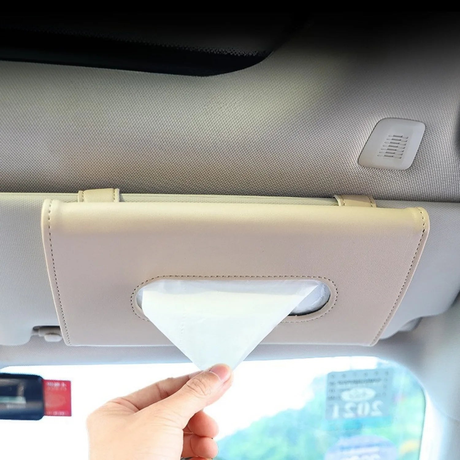 boite a mouchoirs pare soleil pratique SoftTouch