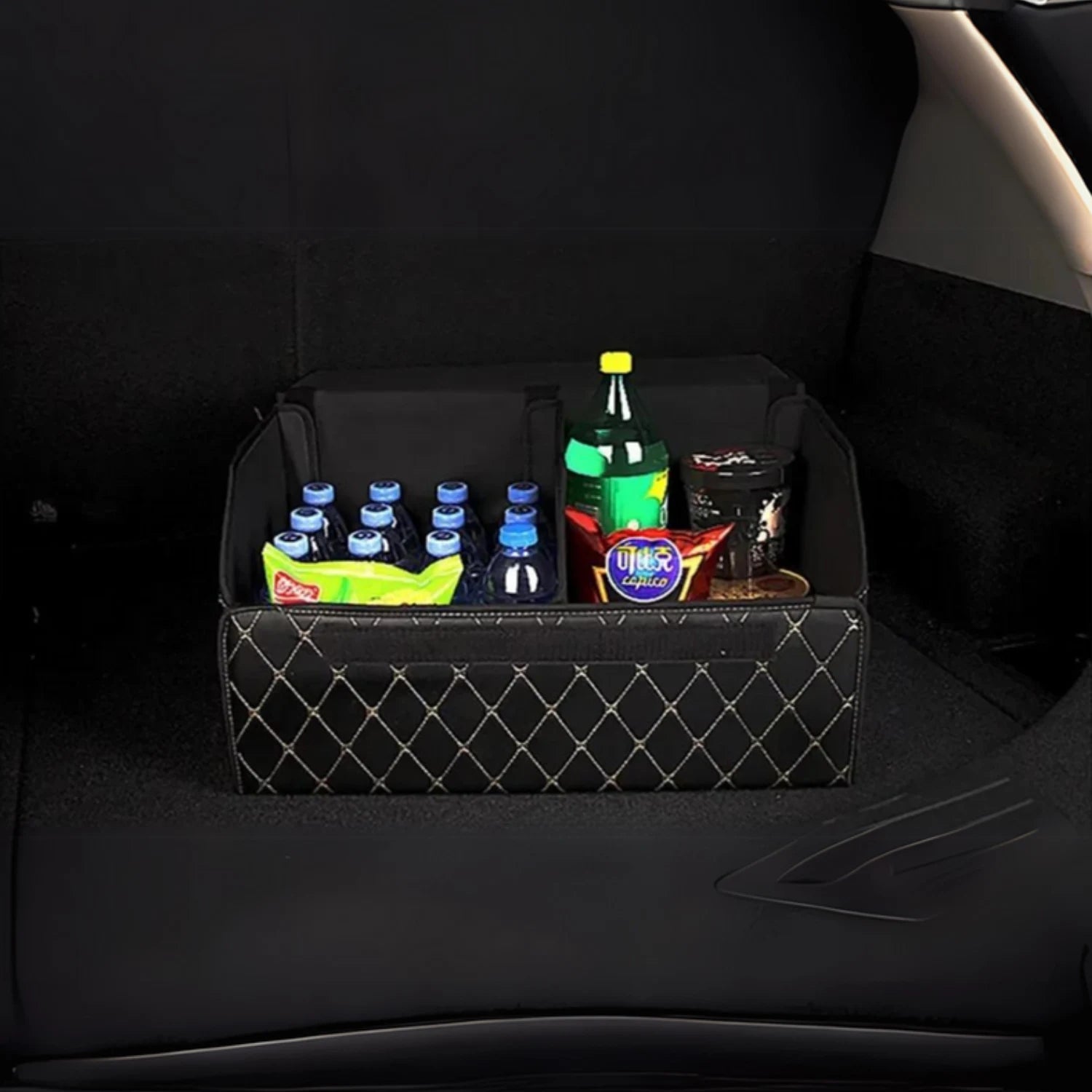 boite rangement voiture anti dérapant GoldVault