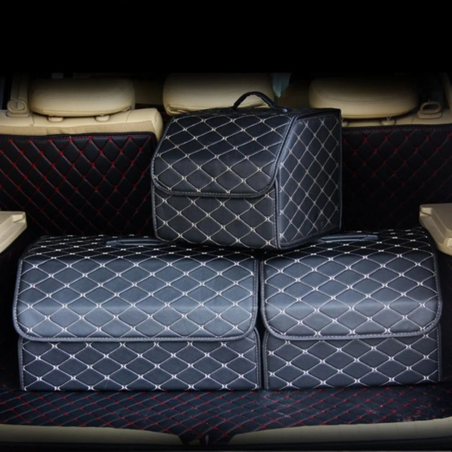 boite rangement voiture facile à nettoyer GoldVault