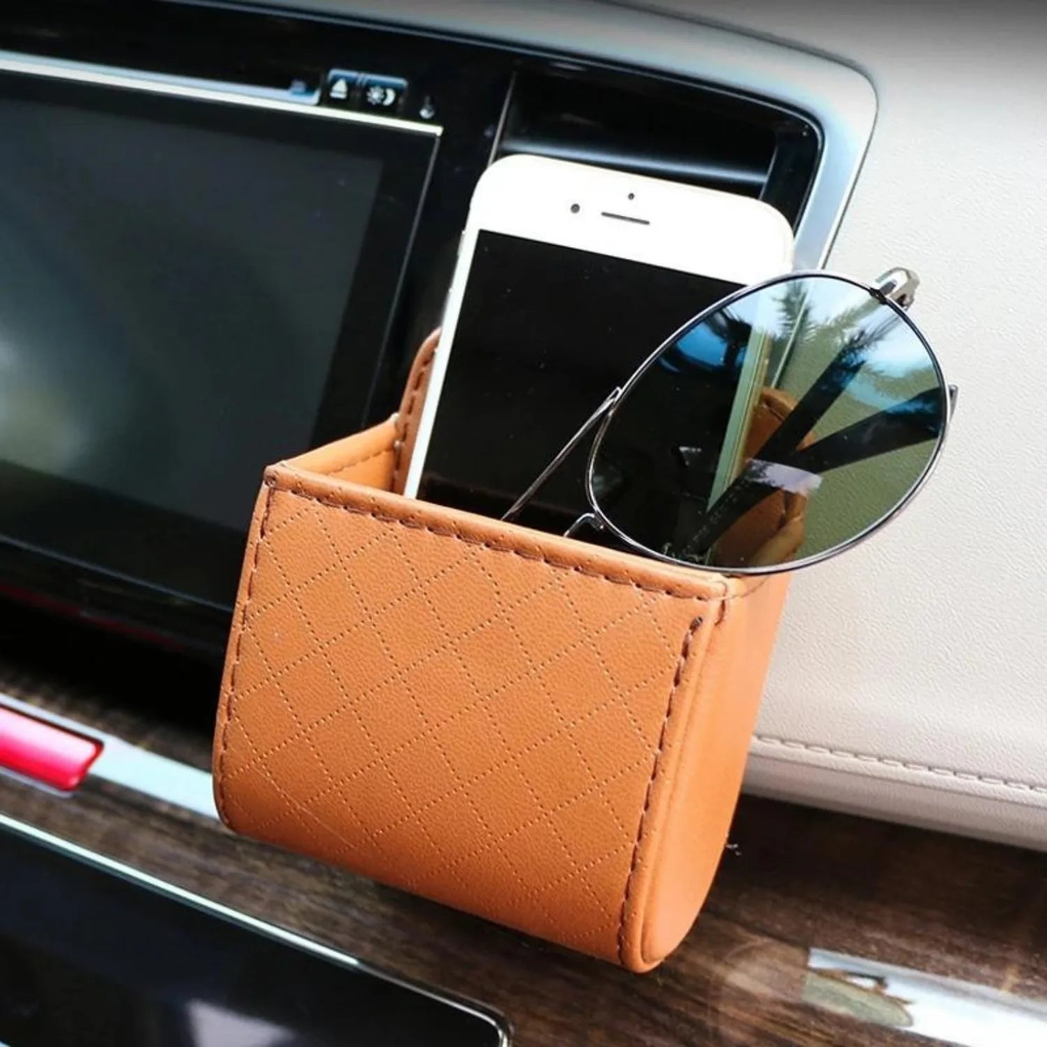 boite rangement voiture marron RackSack