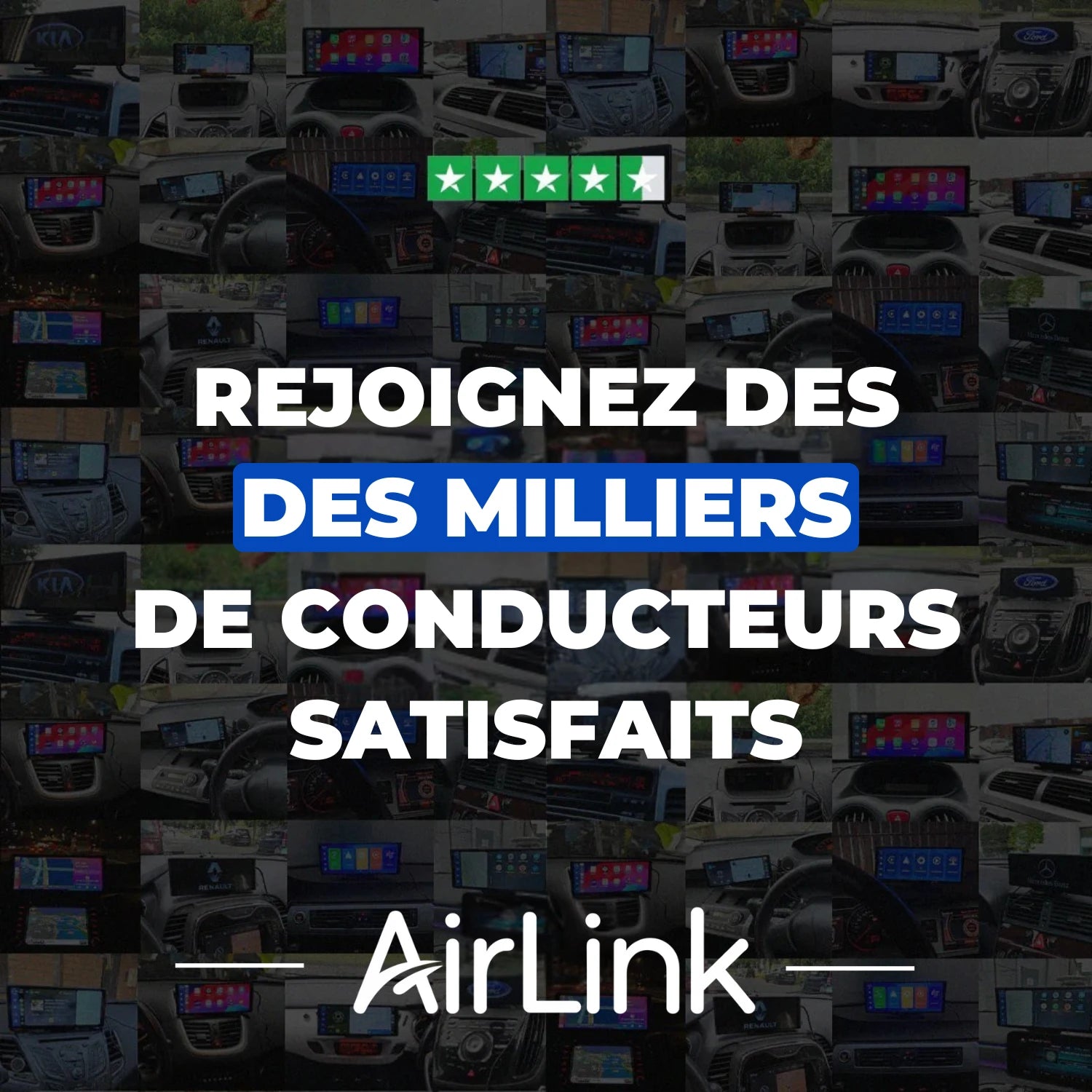 AirLink™ | Adaptateur Carplay & Android Auto - Sans Fil (Modèle 2025)