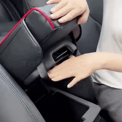 coussin accoudoir central voiture ArmVault gif