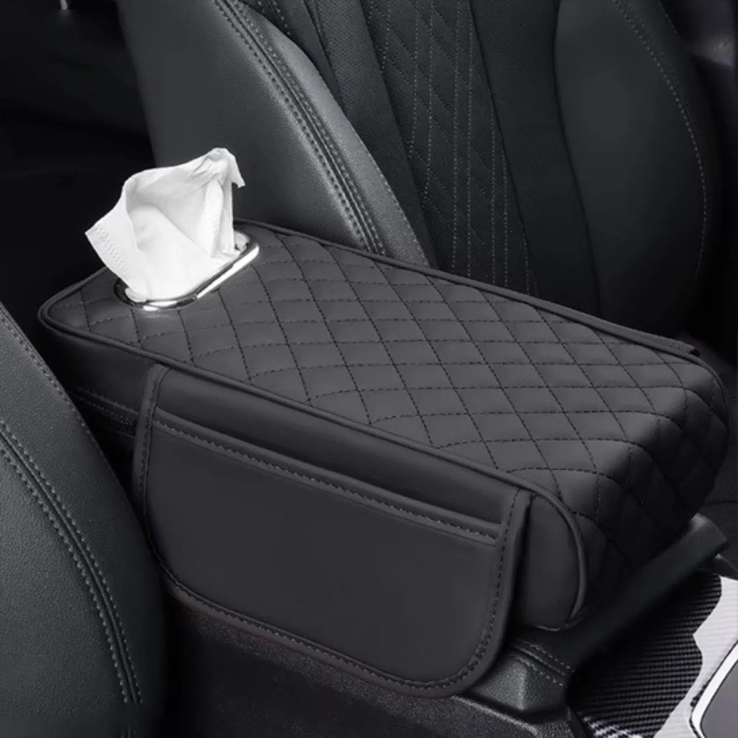 coussin accoudoir central voiture cuir ArmVault