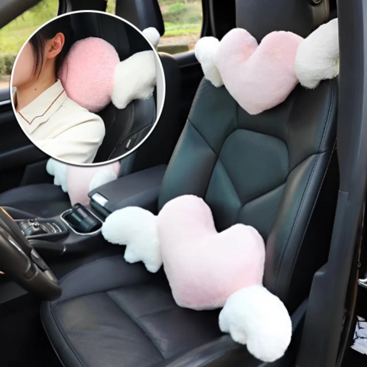 coussin appui tete voiture adaptable LoveCush