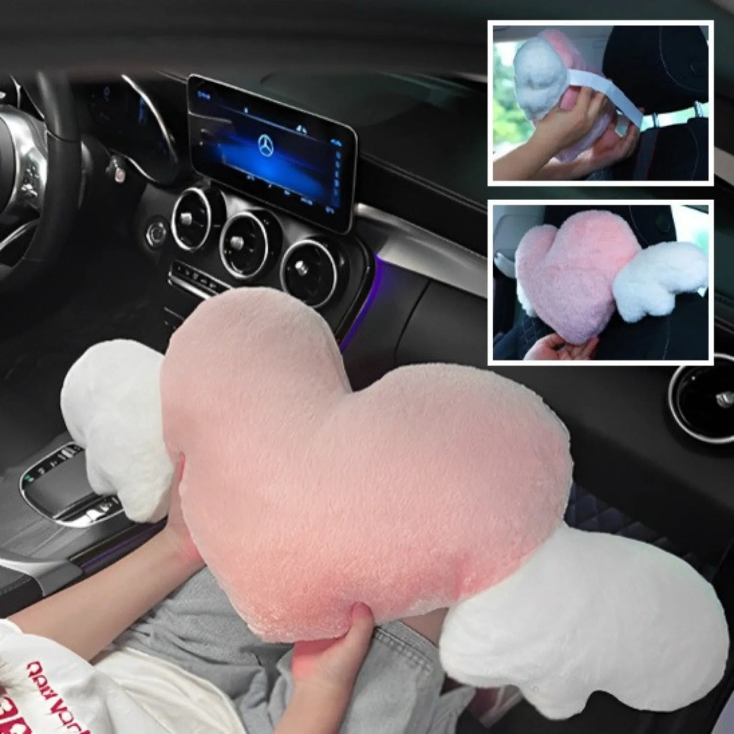 coussin appui tete voiture idée cadeau LoveCush