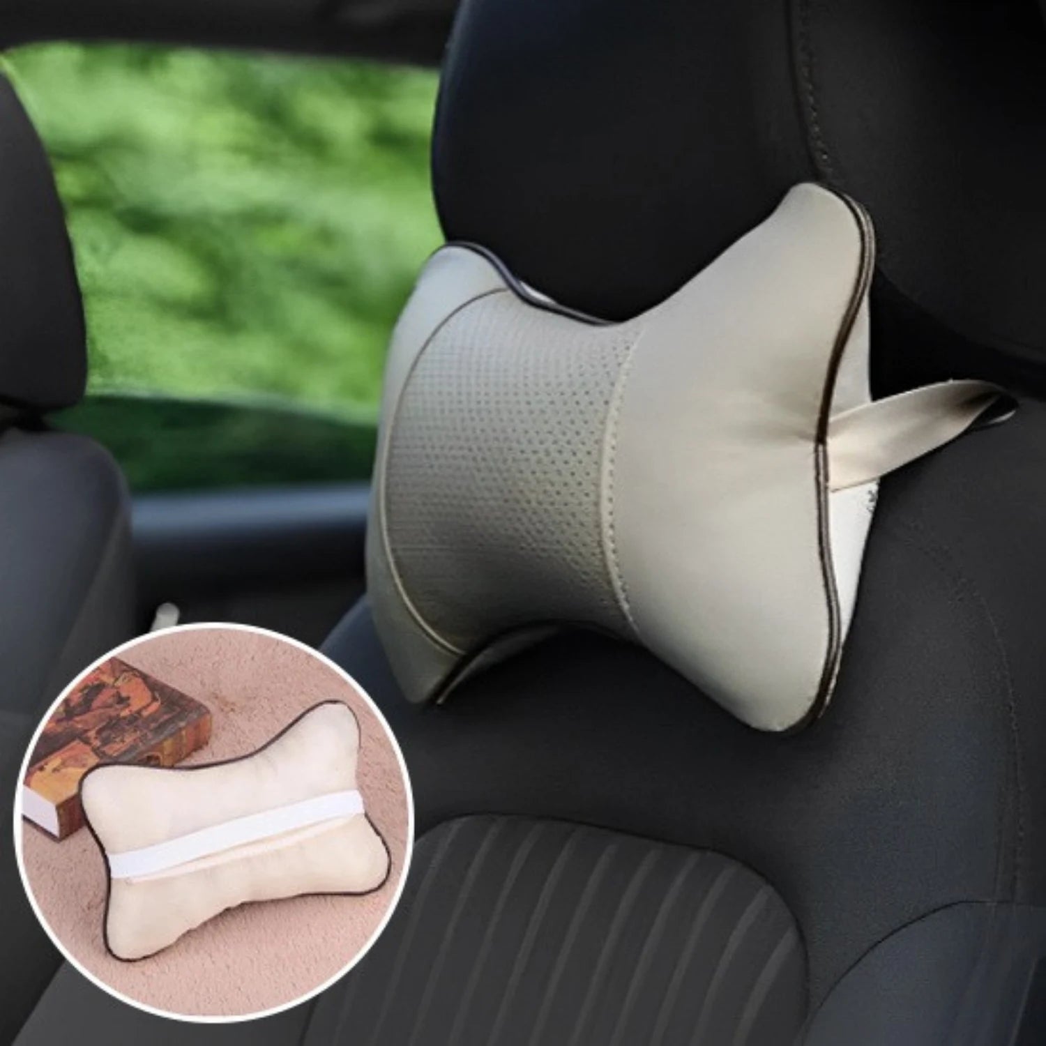 coussin appui tete voiture lavable CerSoft