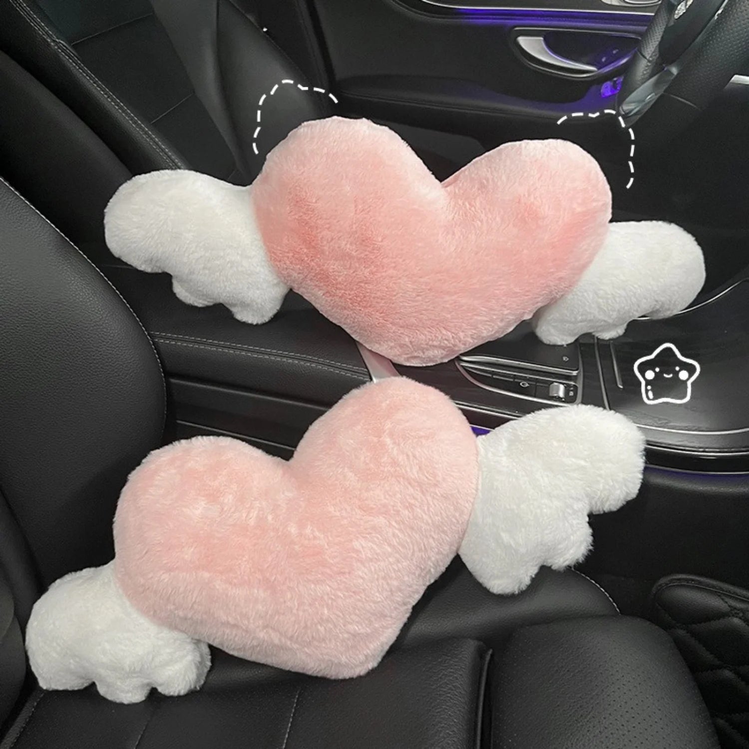 coussin appui tete voiture peluche LoveCush
