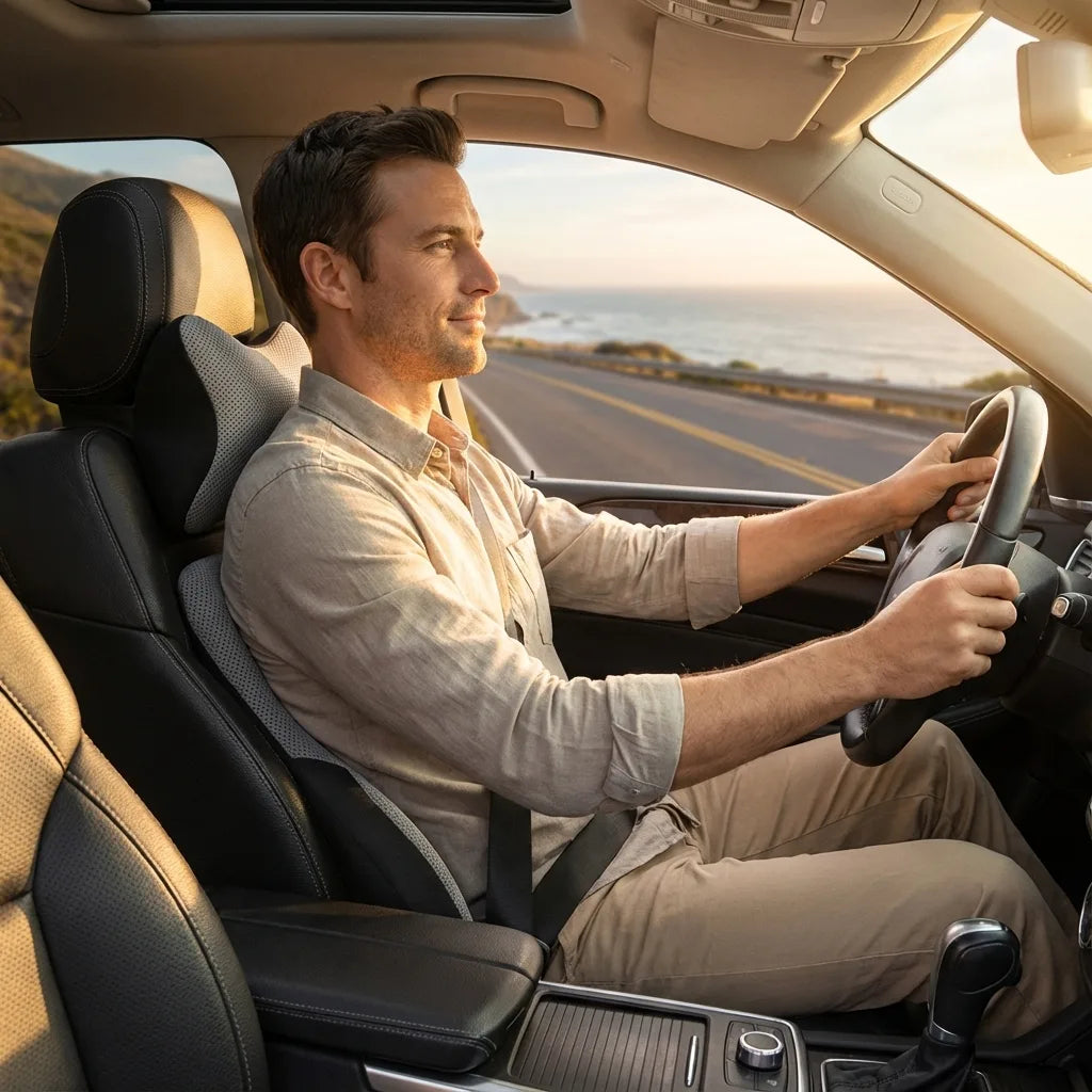 coussin cale dos ergonomique pour voiture confort optimal