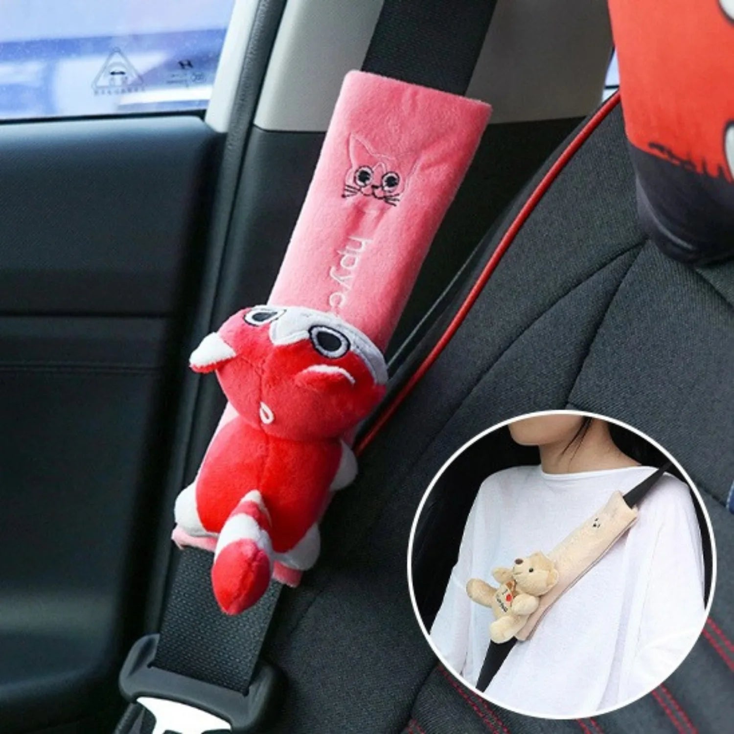 coussin ceinture voiture facile à installer Forest