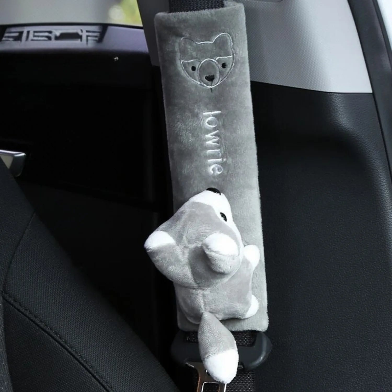 coussin ceinture voiture loup Forest
