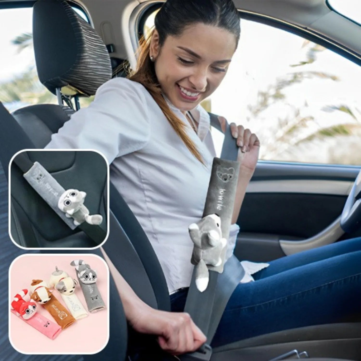 coussin ceinture voiture universel Forest