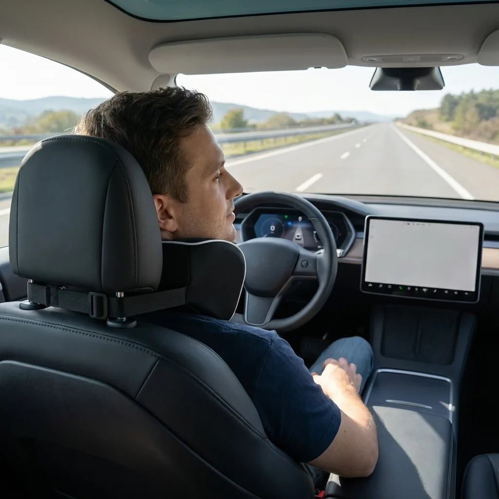 coussin cervical voiture conducteur ergonomique ajustable