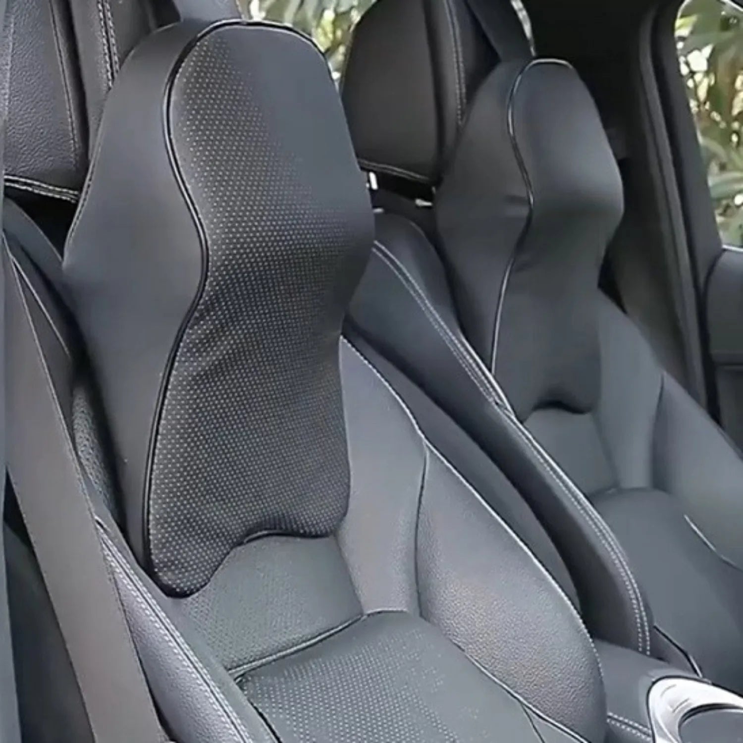 coussin cervical voiture gris EliteDrive