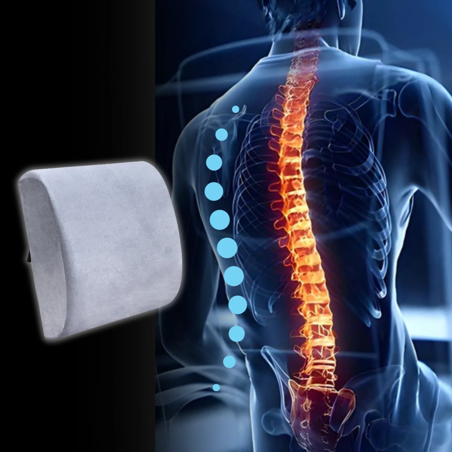 coussin dorsal voiture posture BackHelp