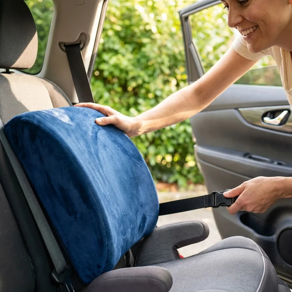 coussin dos pour enfant voiture respirant élégant