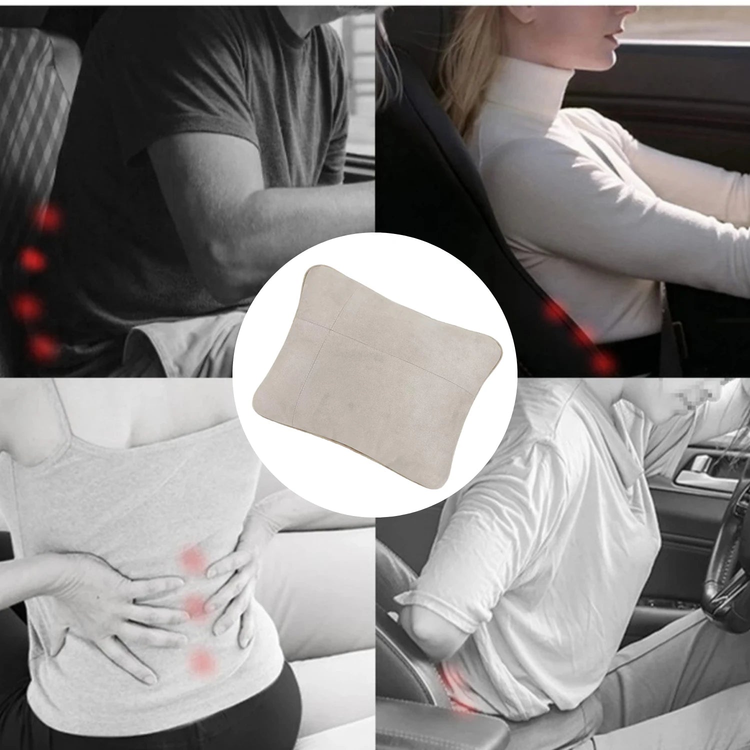 coussin dos voiture PlushCush gif