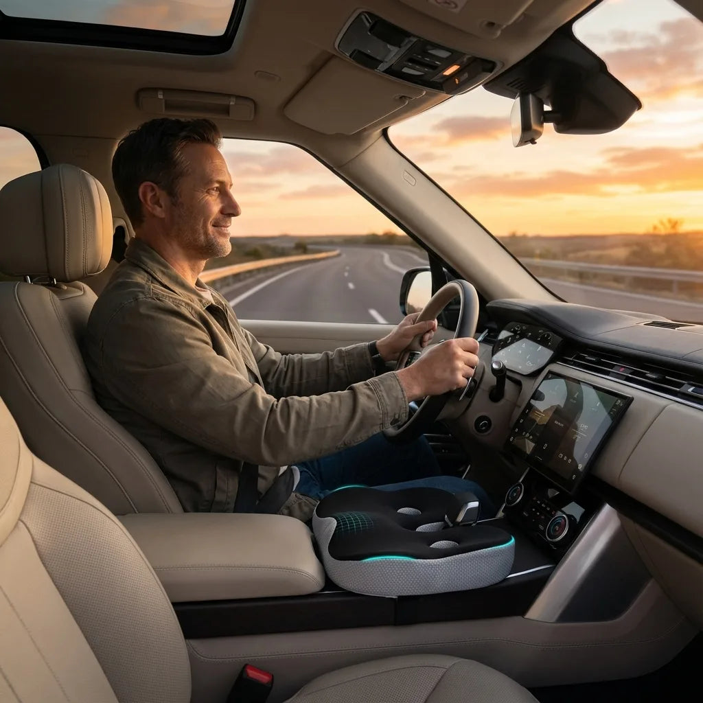 coussin ergonomique coccyx voiture confort supérieur