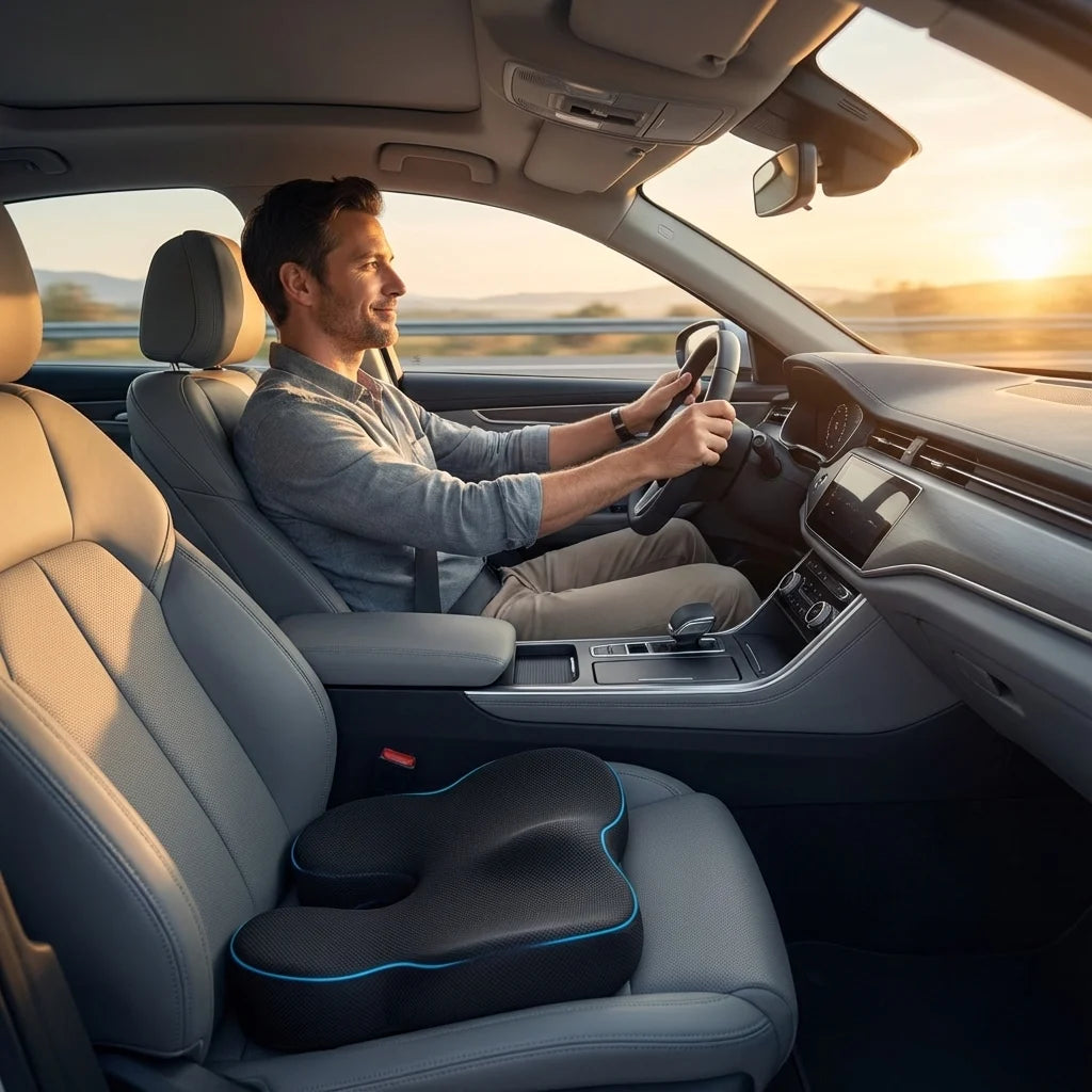 coussin ergonomique fessier voiture design moderne