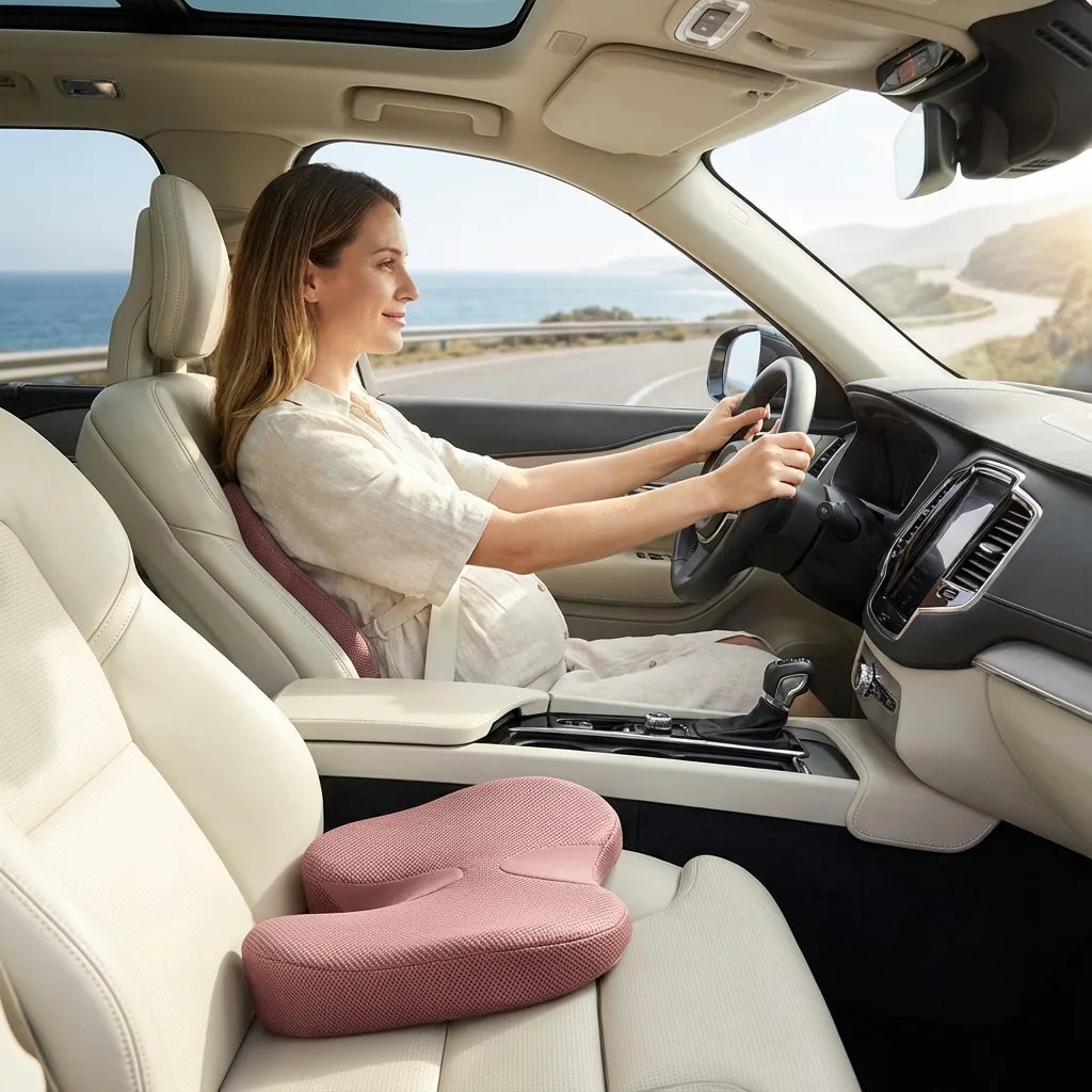 coussin fessier voiture femme enceinte ergonomique soulageant
