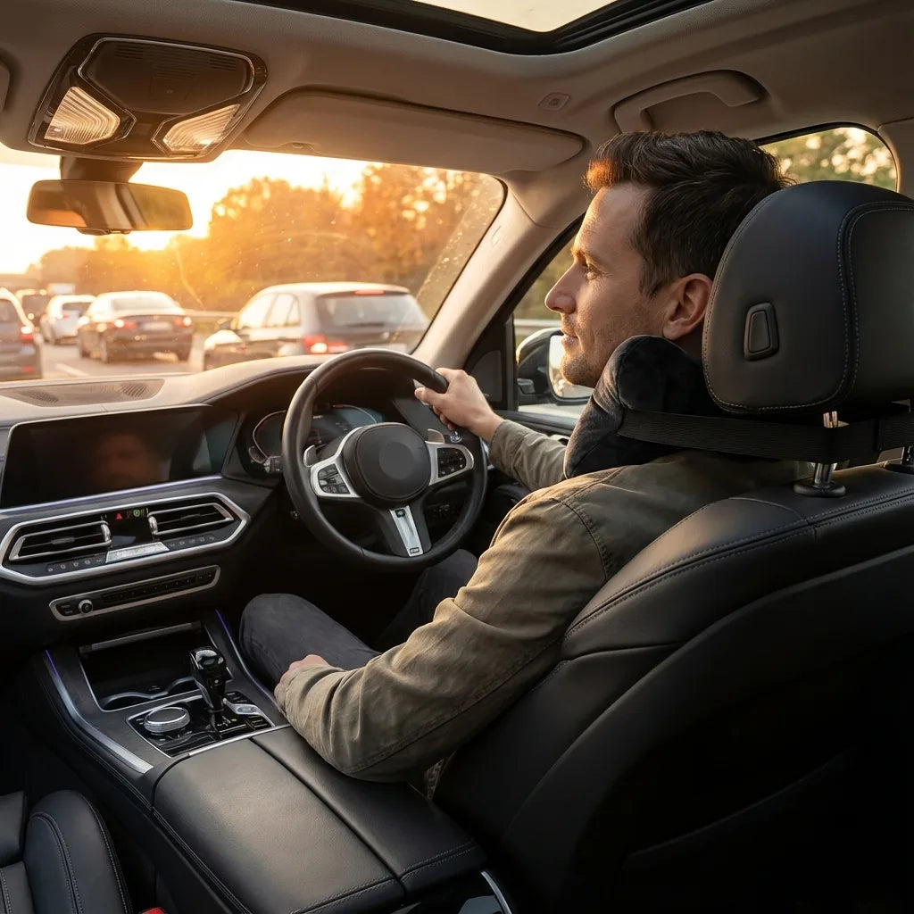 coussin nuque voiture conducteur ergonomique supérieur