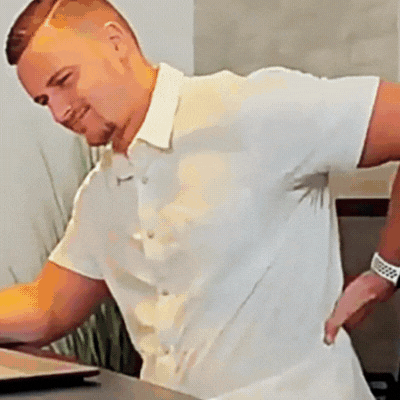 coussin soutien dos voiture DriveLift gif