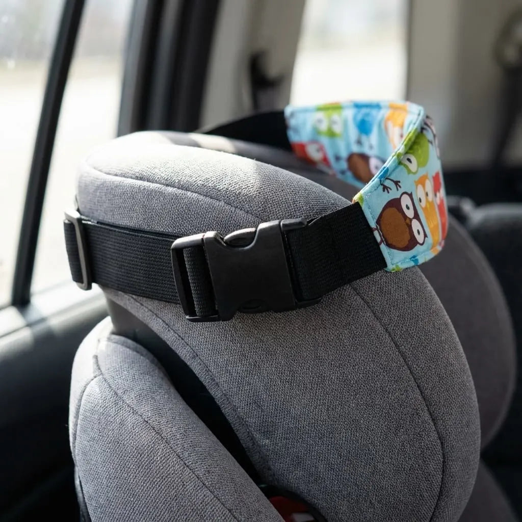 coussin tete bebe voiture design ludique