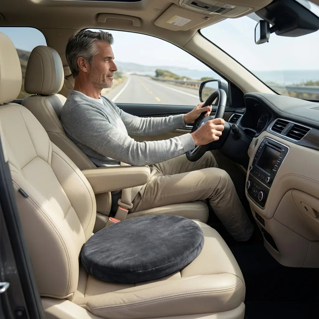 coussin tournant voiture ergonomique antidérapant