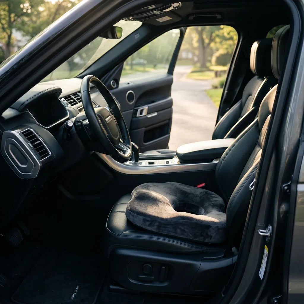 coussin voiture anti hemorroides confortable mémoire