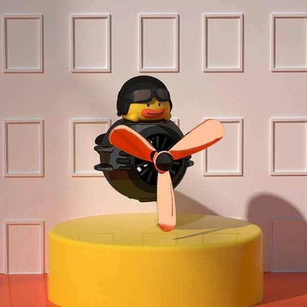 diffuseur parfum pour voiture canard noir Plany