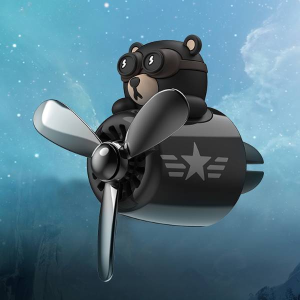 diffuseur parfum pour voiture ourson noir Plany