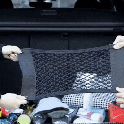 filet rangement coffre voiture TrunkNet gif