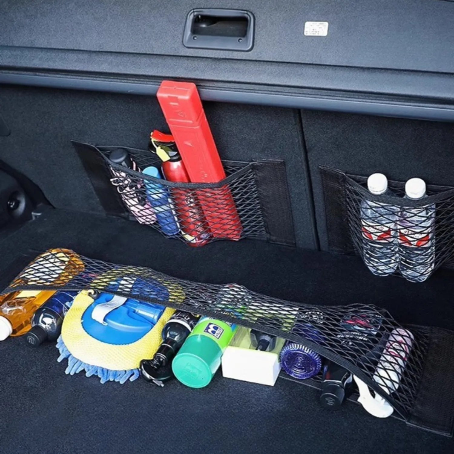 filet rangement coffre voiture organisation TrunkNet