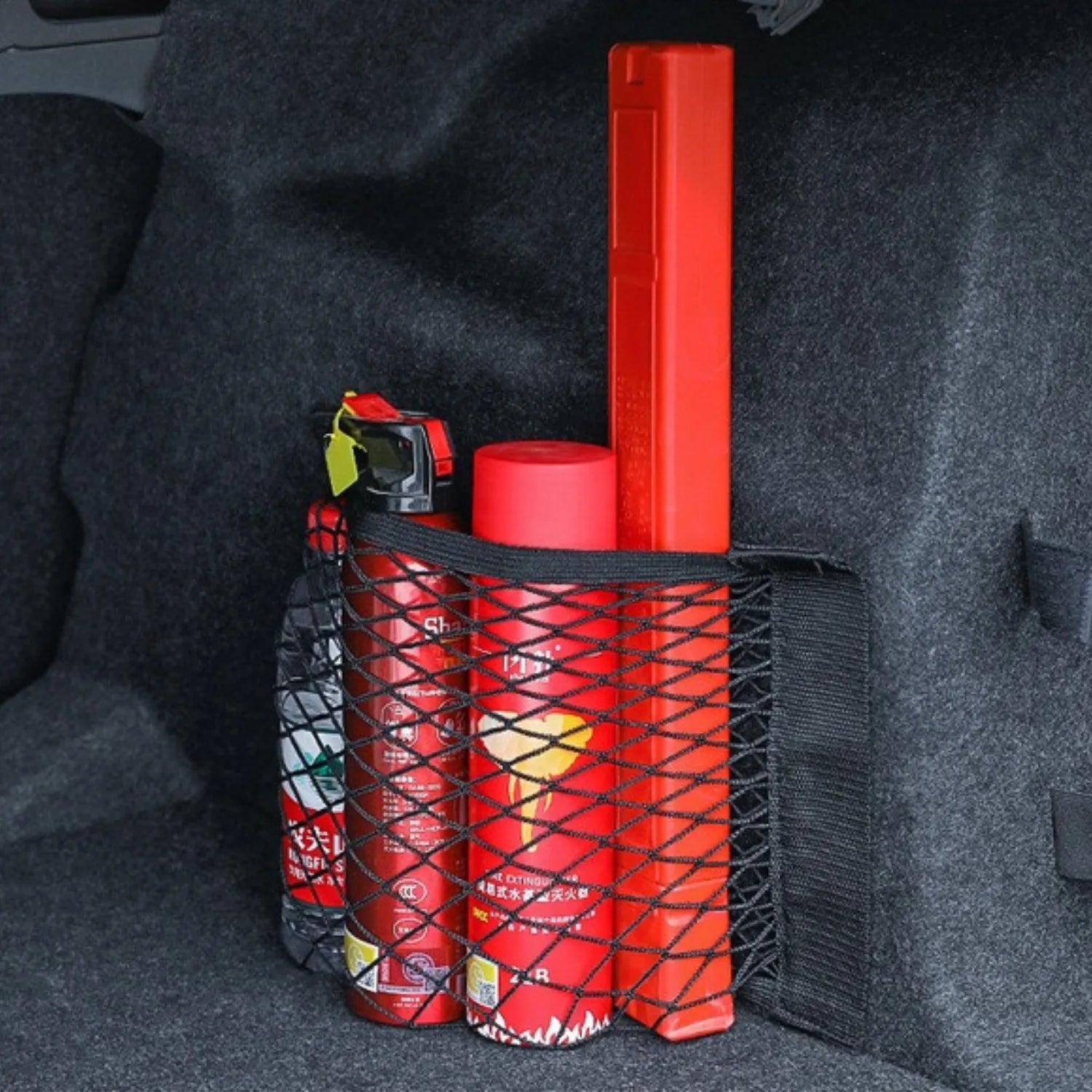 filet rangement coffre voiture résistant TrunkNet