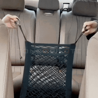 filet rangement sieges voiture SeatNet gif