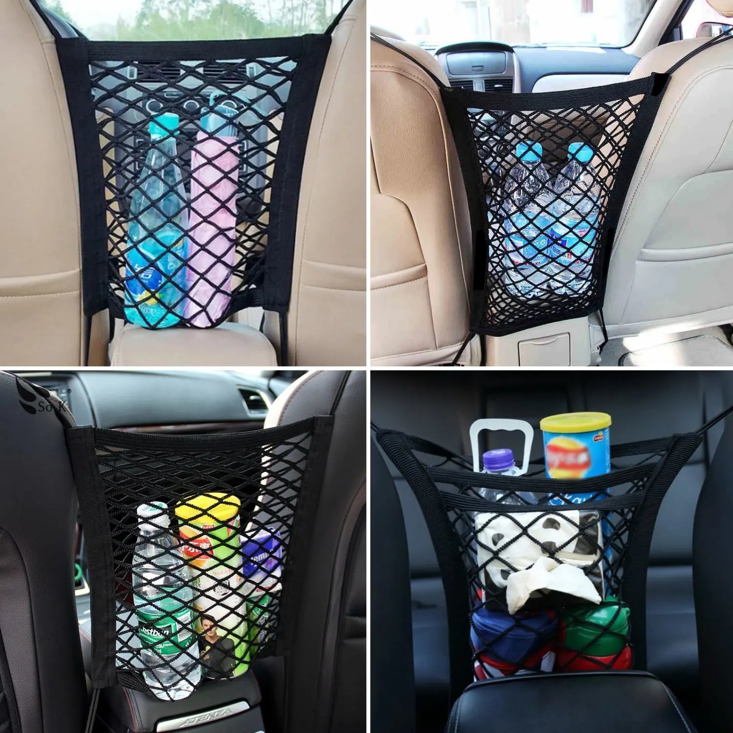 filet rangement sieges voiture universel SeatNet