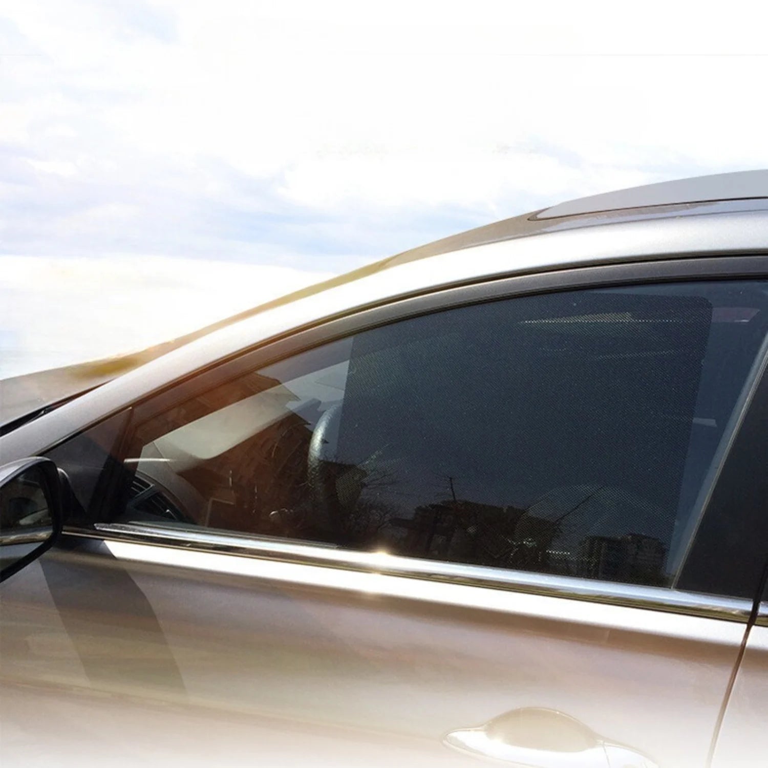 film pare soleil electrostatique voiture installation rapide SunFilm